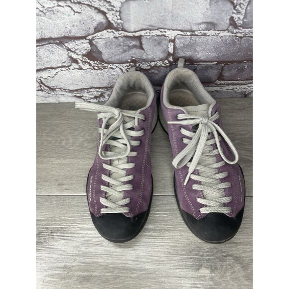 Scarpa Shoes Mojito Vibram Purple Low Top Trail Hiking Suede Women 7.5M US/39EU - Picture 12 of 16